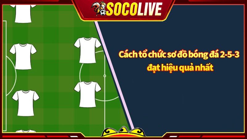 Cách tổ chức sơ đồ bóng đá 2-5-3 đạt hiệu quả nhất Cách tổ chức sơ đồ bóng đá 2-5-3 đạt hiệu quả nhất